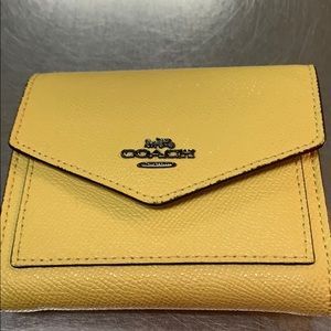 Coach tri fold wallet